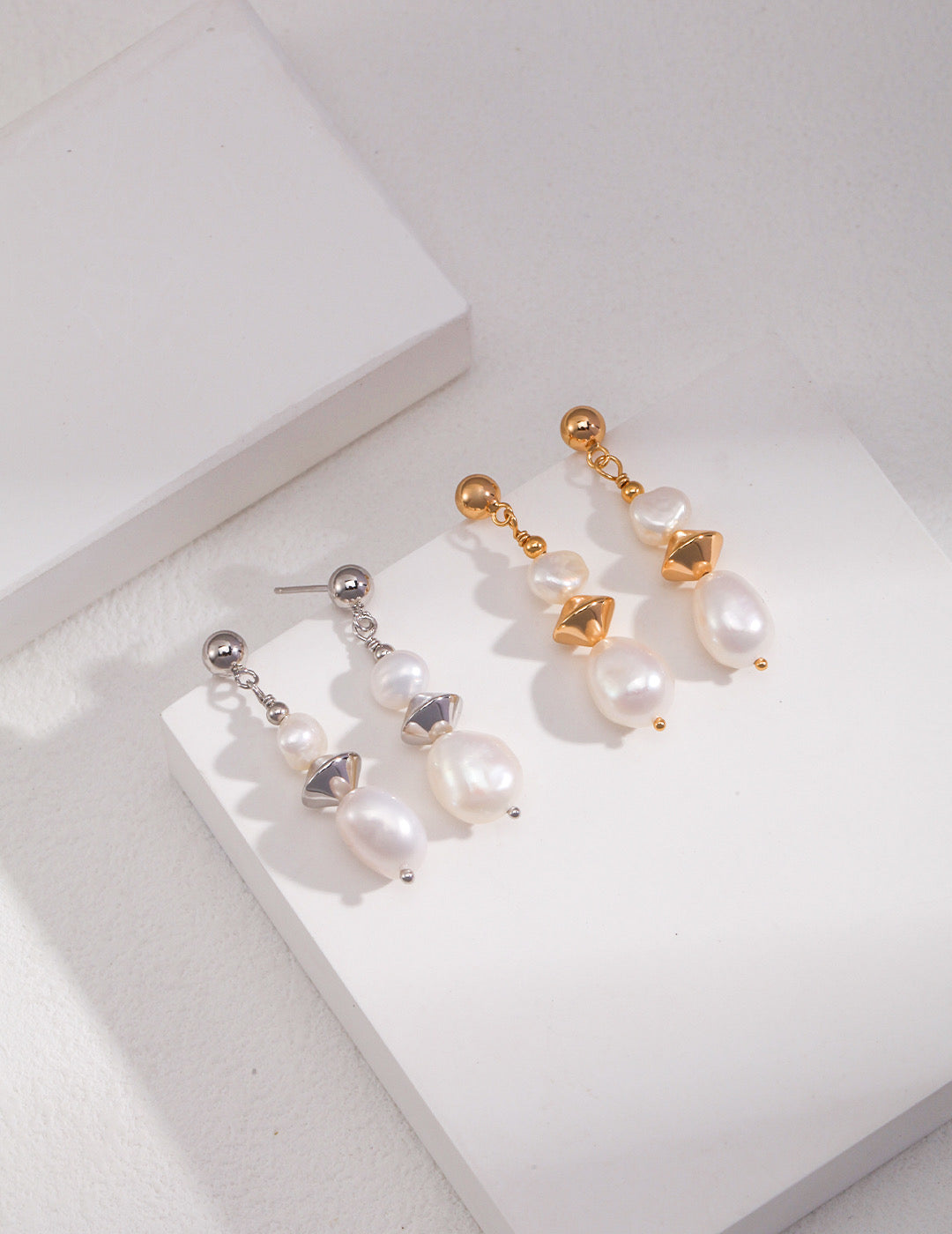 Aurora Pearl Drop Earrings